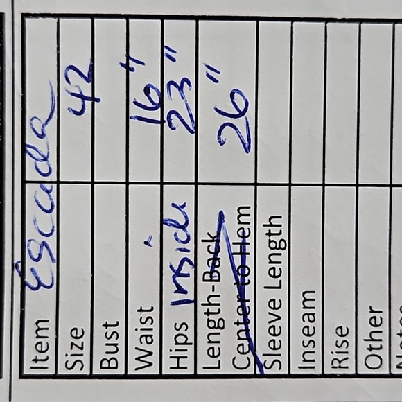 Escada black floral flowy skirt-42 - Picture 9 of 9